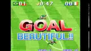 Goal Goal Goal  Neo Geo  Arcade 1995 [upl. by Eednam93]