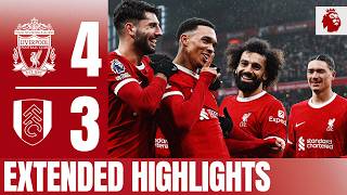 Mac Allister Endo amp Trent Score 4 FANTASTIC Goals Liverpool 43 Fulham  Extended Highlights [upl. by Lorelie]