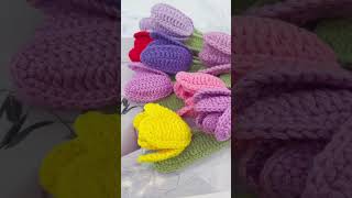 🌷🌷🌷Crochet Tulip Flower Bouquet [upl. by Paryavi]