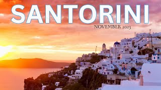 SANTORINI GREECE in NOVEMBER [upl. by Arimat]