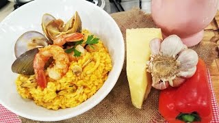 Risotto de mariscos por Gonzalo D´Ambrosio [upl. by Zerk]