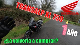 TRANSALP XL 750 DESPUES DE 1 AÑO y 15000 KM ¿La RECOMIENDO Lo MEJOR y lo PEOR de esta BESTIA [upl. by Geehan]