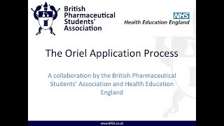 Oriel Application Process Webinar [upl. by Aretahs]