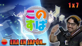 ¡UNA SEGUNDA REENCARNACIÓN EN ESTE LOCO MUNDO Reaccionando por primera vez a Konosuba 1x7 [upl. by Kaela239]