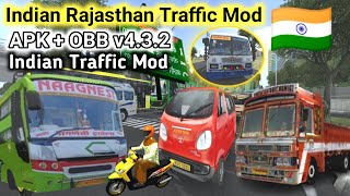 Bussid Indian Rajasthan Traffic APK  OBB v432  Indian Traffic Mod  new  bussid [upl. by Favin]