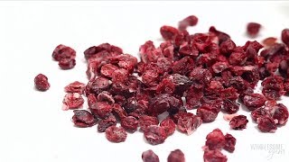 How To Make Dried Cranberries  No Sugar Recipe [upl. by Lanevuj]