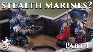 How to Paint Infiltrators Part 1  Stealth Armor  Primaris Space Marines  Ultramarines [upl. by Nnayrrehs]