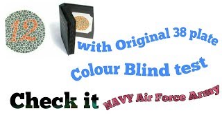 Colour Blind testOriginal Colour blind test For NAVY AIR FORCE SSC ARMY Policecolour vision test [upl. by Rigdon]