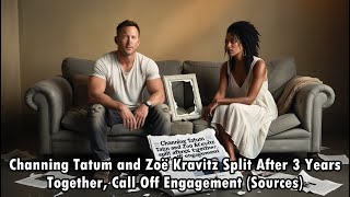 Channing Tatum and Zoë Kravitz Split After 3 Years Together Call Off Engagement Sources [upl. by Jadwiga]