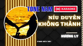 Karaoke Tone NAM  Níu duyên không thànhHương Ly [upl. by Maribel]