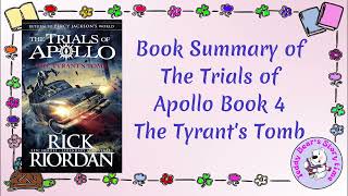 The Tyrants Tomb by Rick Riordan  Book Summary  The Trials of Apollo  Percy Jackson [upl. by Tabor450]