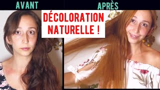 🌹Comment jai éclaircis mes cheveux avec des produits 100 naturels  ✨ [upl. by Ennovihc]