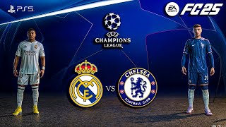 FC 25  Real Madrid vs Chelsea Ft Mbappe Palmer  UEFA Champions League  PS5™ 4K60 [upl. by Nodnelg]