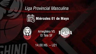 Ameghino vs Tala SF  U21  Liga Provincial Masculina 2024 [upl. by Nerin]