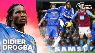 5 minutes of Didier Drogba being the COMPLETE STRIKER  Chelsea  Premier League [upl. by Banerjee]