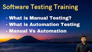 Software Testing in Telugu part3  What is Manual amp Automation testing  Software Testing  Telugu [upl. by Elysee]