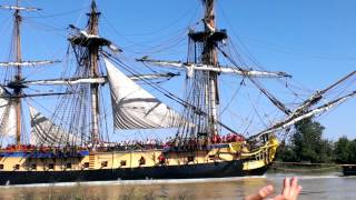 Depart de lHermione 7 Sept2014 [upl. by Egag]