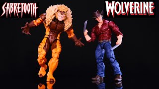 Marvel Legends Wolverine 50th Anniversary Sabretooth Vs Logan 2 Pack Review Yeeeah🔥🔥🔥 [upl. by Bliss678]