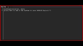 How to add a Tab System to your ROBLOX Exploit [upl. by Huba970]