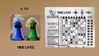 NINE LIVES  119  Jeu de dés – Jeu solo print and play [upl. by Anahsal]