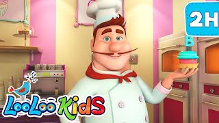 Pat a Cake 🍰  LooLoo Kids Classic Nursery Rhymes amp Childrens Songs  2 Hour Compilation [upl. by Rendrag]