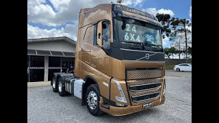 Volvo Fh 540 6x4 ano 2024 Marrom Super Reduzido Pacote Ec Valor R 86800000 [upl. by Vevina]