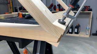 Making A Simple Style Folding Sawhorse  Feats WORX WX051 WX531 WX176 WX820  Woodworking [upl. by Merlina71]