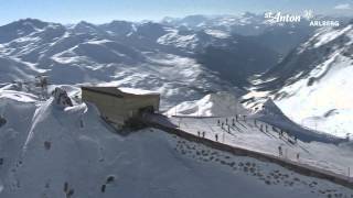 Breathtaking aerial view  St Anton am Arlberg [upl. by Otilopih674]