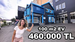 100 m² PREFABRİK EV 460000 TL 😳 Müstakil Ev Turu PrefabrikEvim [upl. by Ayidan]