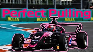 Perfect Abbi Pulling Takes Championship Lead After Fantastic Race  F1 Academy Miami [upl. by Leirvag]