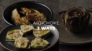 3 Ways to Cook Artichokes  Recipe by Teka [upl. by Lettie306]