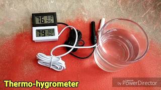 Hygrometer WHAT HAPPENS WHEN PUT IN WATER [upl. by Idalia761]