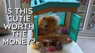 Little Live Pets Mama Surprise Interactive Mama Guinea Pig and her 3 Surprise Babies Demo and Review [upl. by Elleynod]