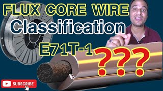 FLUX CORE WIRE CLASSIFICATION E71T1   WHAT IS WELDING ELECTRODE E71T1   MEANING OF E71T1 [upl. by Batory]