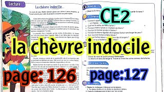 lecture  la chèvre indocile le trésor des mots Ce2 page 126127 avec je comprends du texte [upl. by Jeri27]