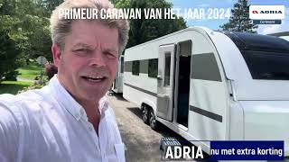 PRIMEUR ADRIA ALPINA 663 HT MEERBEEK CARAVANS EN CAMPERS REVIEW 2025 [upl. by Ardnuas]