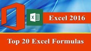 Very Important Top 20 Excel formulas for every person [upl. by Sharla456]