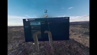 Valves Steam Virtual Reality Interface and Web Browser  SteamVR [upl. by Rehpotsrik]