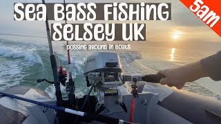 Sea Bass Fishing UK Selsey [upl. by Atnuahc]