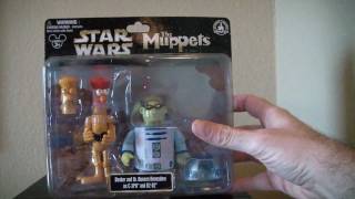 Disney Muppets Star Wars Beaker as C3PO and Dr Bunsen Honeydew as R2D2 figures [upl. by Croom]