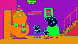 Peppa Pig Daddy Pig Snowman  Peppa Pig Video Different Effects [upl. by Sneed425]