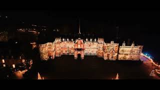 Waddesdon Manor light show [upl. by Airetahs]