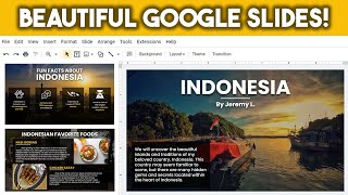 How to Make Google Slides Look Good amp Professional full tutorial [upl. by Anitnemelc252]