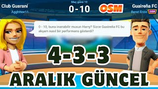 OSM 2024 GÜNCEL 433 KAZANAN TAKTİK  ONLİNE SOCCER MANAGER [upl. by Rese]