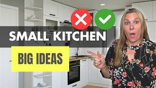 Small Kitchen Design Secrets Revealed  How to Design a Small Kitchen [upl. by Camilo]