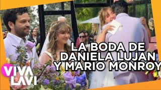 Daniela Luján llega al altar con Mario Monroy  Vivalavi [upl. by Rance53]