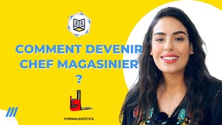 Minute Logistique  COMMENT DEVENIR CHEF MAGASINIER   Formalogistics [upl. by Anneres]