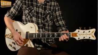 Gretsch G6134 White Penguin  CME Gear Demo [upl. by Annaegroeg]