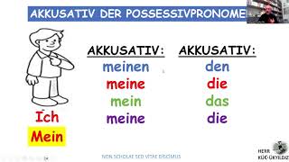 A12  LEKTION 17  AKKUSATIV der POSSESSIVPRONOMEN [upl. by Crispen]