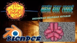 BLENDER MESH EDIT TOOLS ESPAÑOL tutorial [upl. by Ariec]